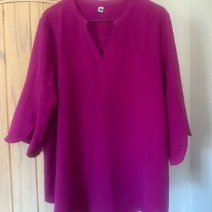 Chic Fuchsia Women's Blouse